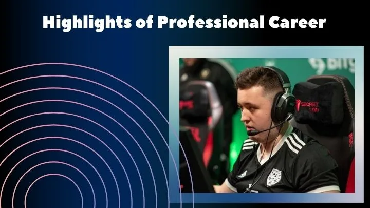 Highlights of Professional Career